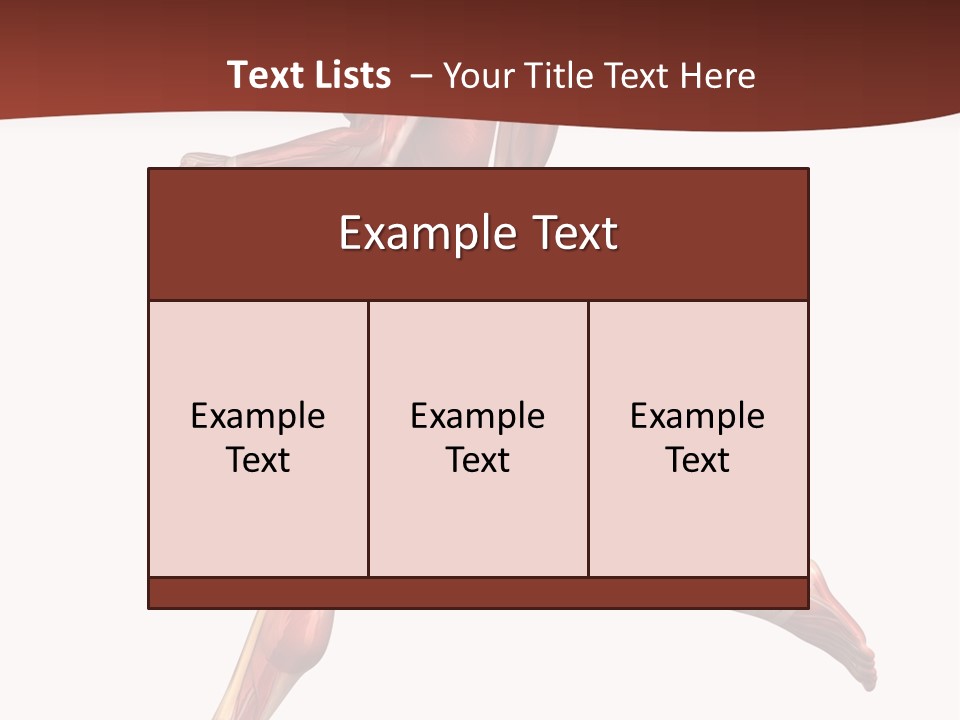 Extensor Carpi Radialis Brevis Calcaneal Achilles Tendon External Oblique PowerPoint Template