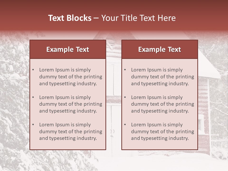Storm New England New York PowerPoint Template