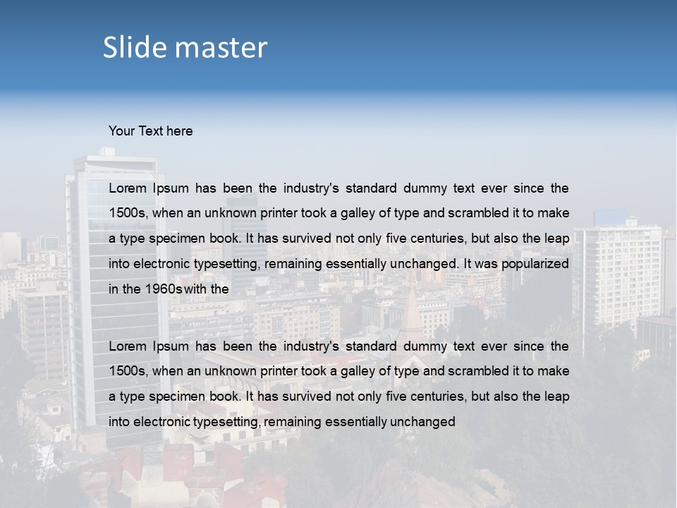 Baked Blueberry Close PowerPoint Template