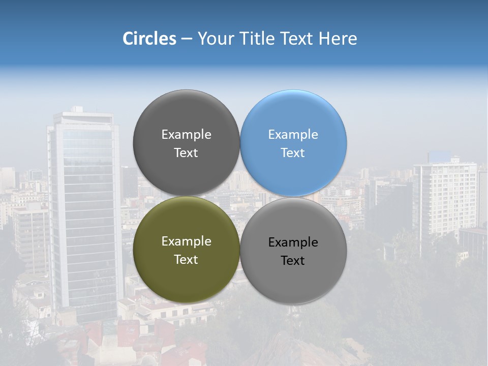 Baked Blueberry Close PowerPoint Template