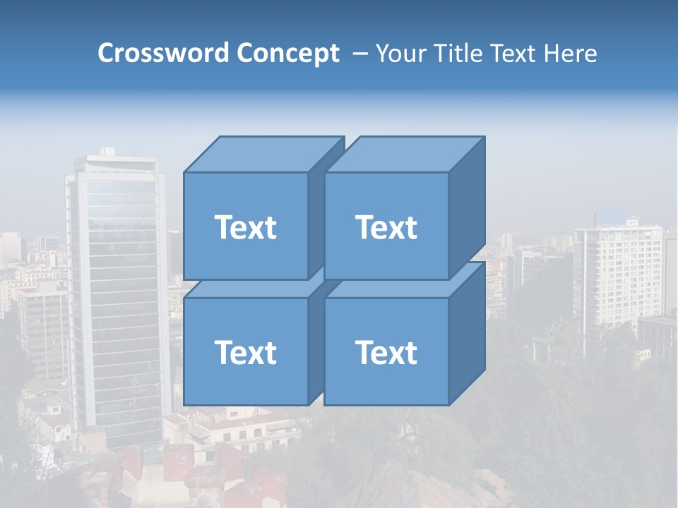 Baked Blueberry Close PowerPoint Template