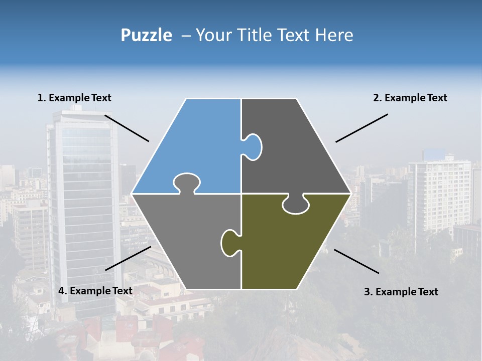 Baked Blueberry Close PowerPoint Template