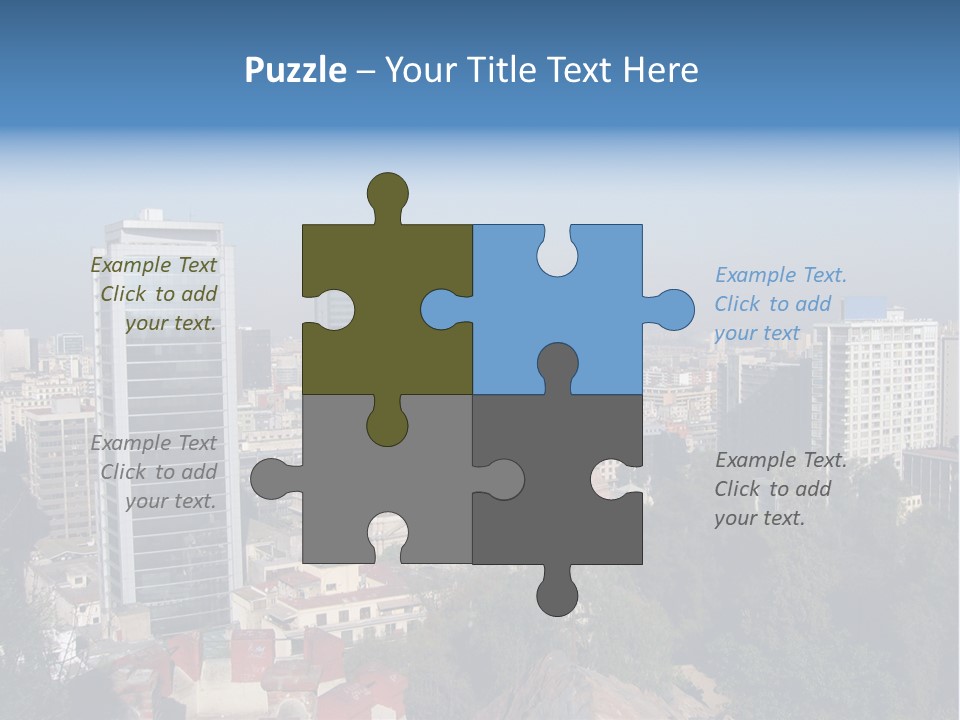 Baked Blueberry Close PowerPoint Template