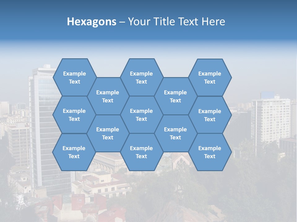 Baked Blueberry Close PowerPoint Template