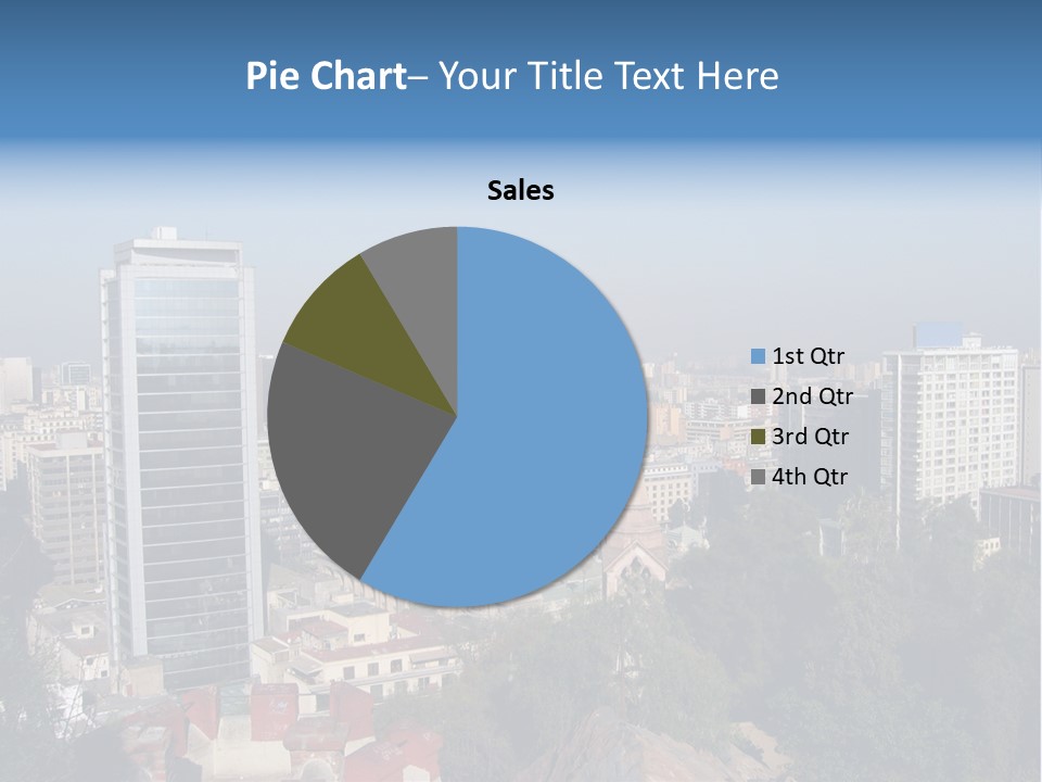 Baked Blueberry Close PowerPoint Template