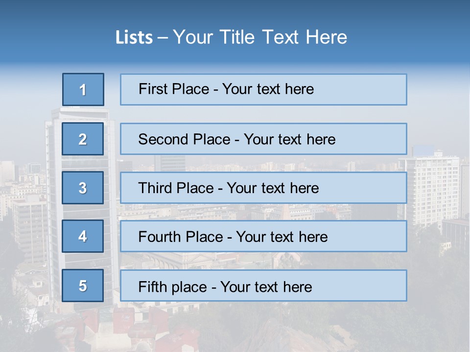 Baked Blueberry Close PowerPoint Template