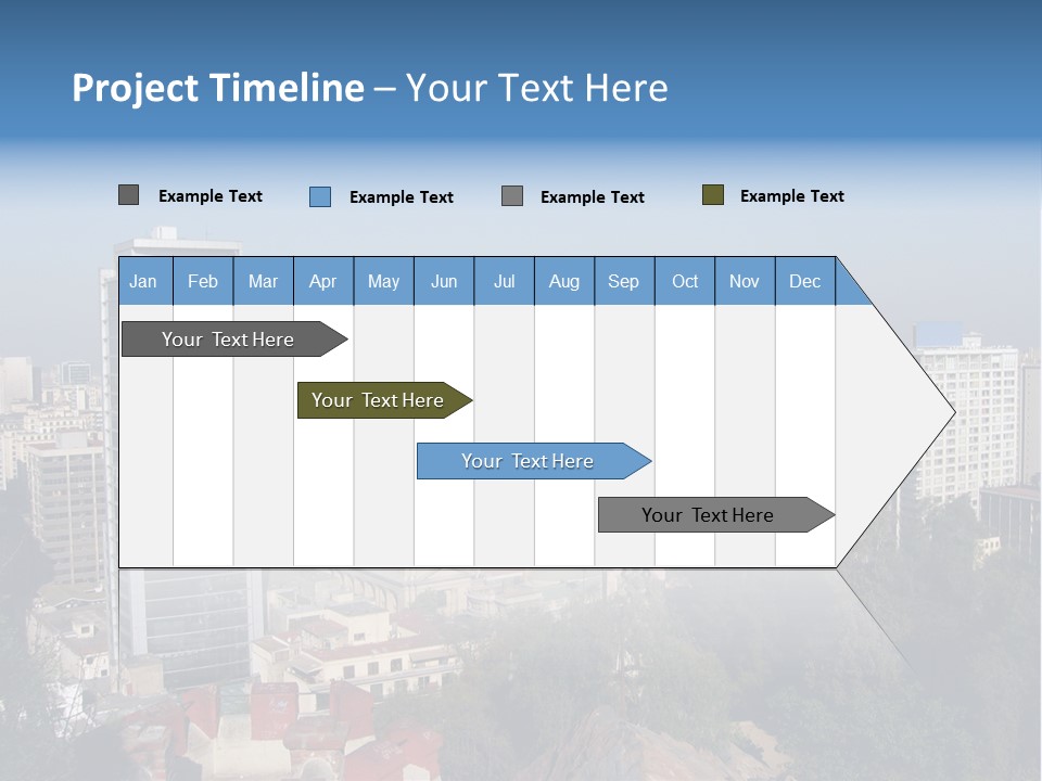 Baked Blueberry Close PowerPoint Template