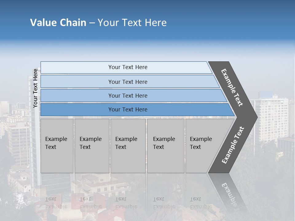 Baked Blueberry Close PowerPoint Template