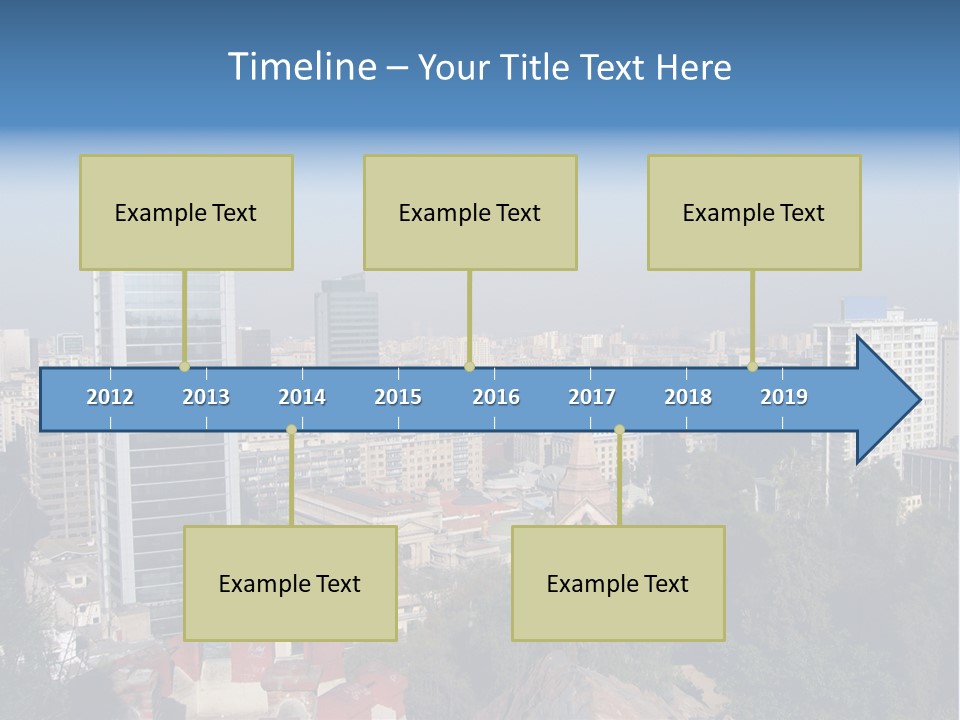 Baked Blueberry Close PowerPoint Template