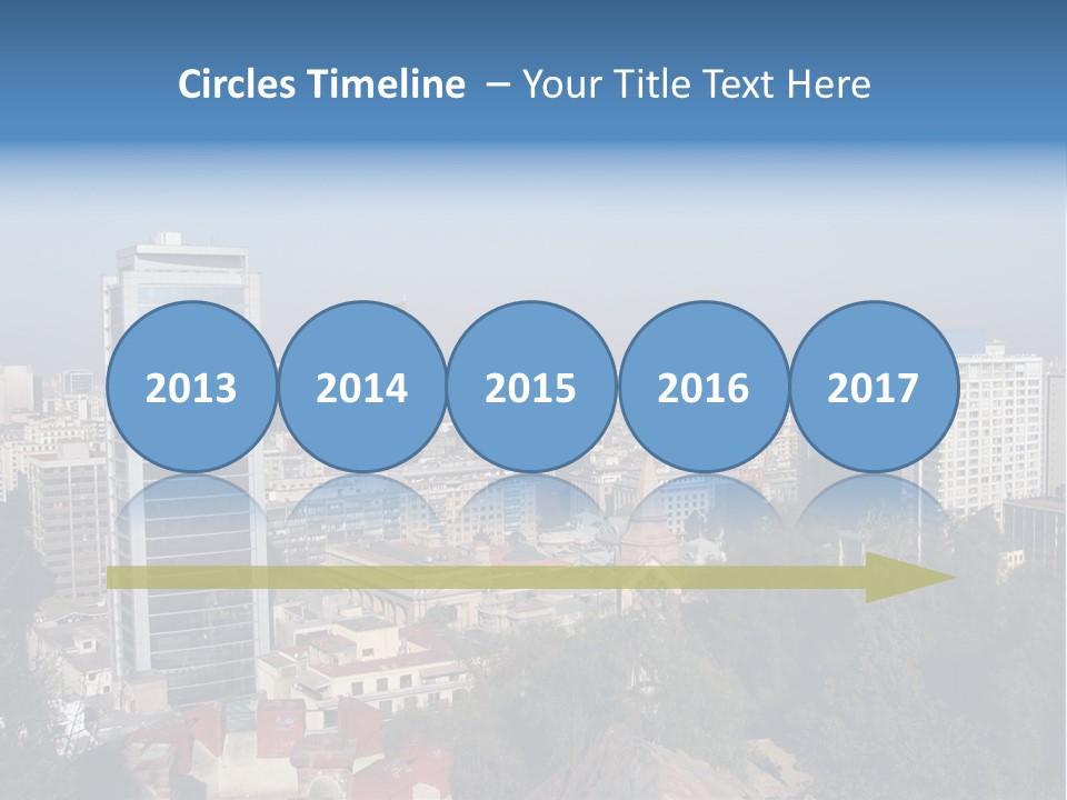 Baked Blueberry Close PowerPoint Template