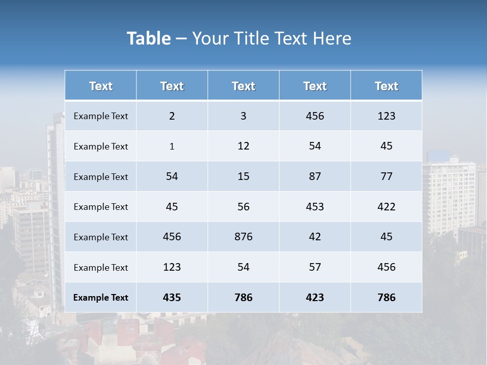 Baked Blueberry Close PowerPoint Template