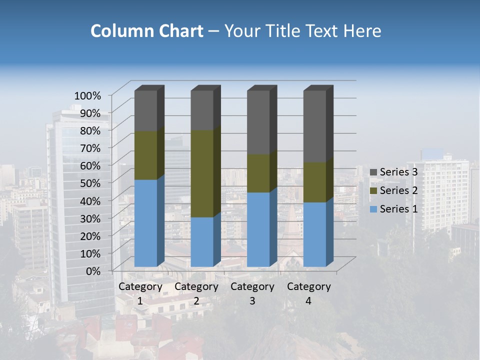 Baked Blueberry Close PowerPoint Template