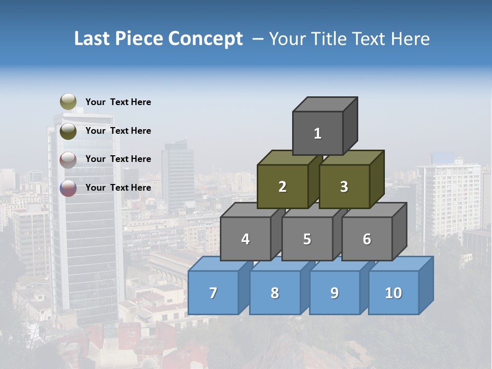 Baked Blueberry Close PowerPoint Template