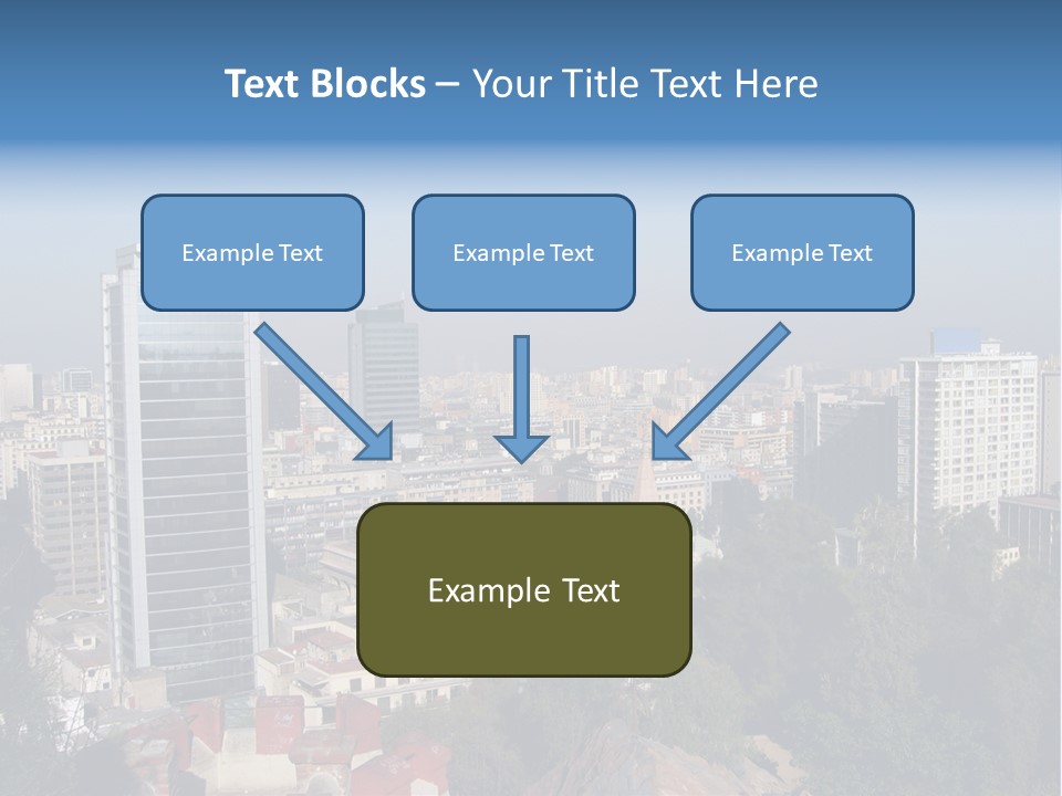 Baked Blueberry Close PowerPoint Template