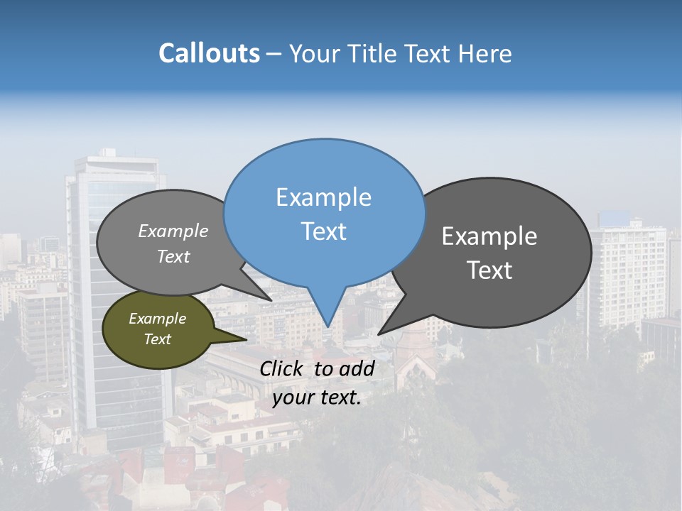 Baked Blueberry Close PowerPoint Template