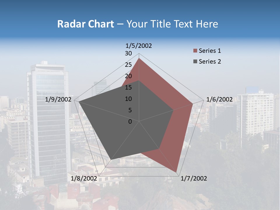 Baked Blueberry Close PowerPoint Template