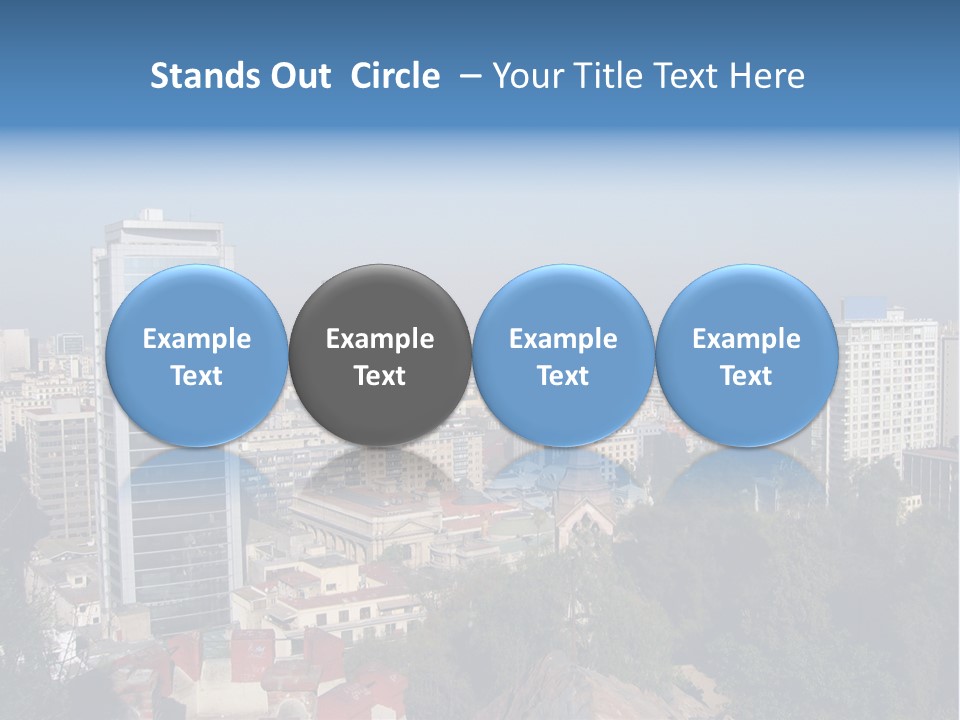 Baked Blueberry Close PowerPoint Template