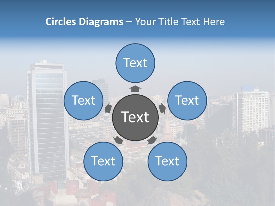 Baked Blueberry Close PowerPoint Template