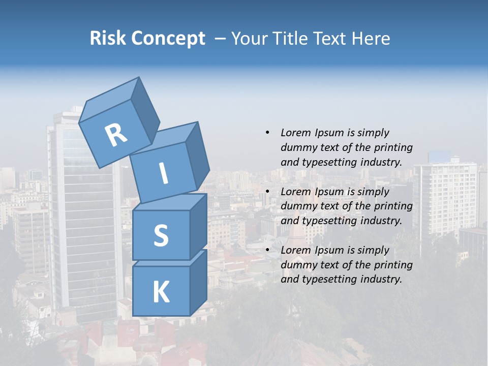 Baked Blueberry Close PowerPoint Template