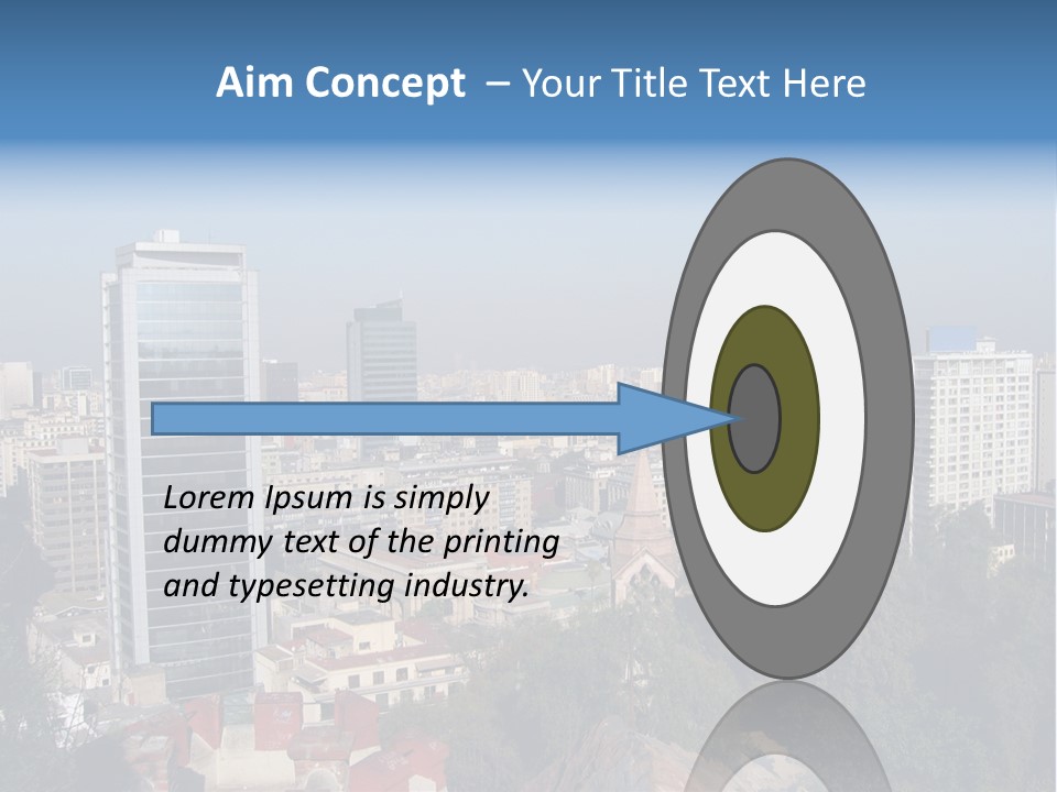 Baked Blueberry Close PowerPoint Template