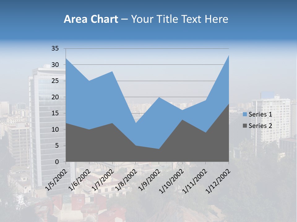 Baked Blueberry Close PowerPoint Template