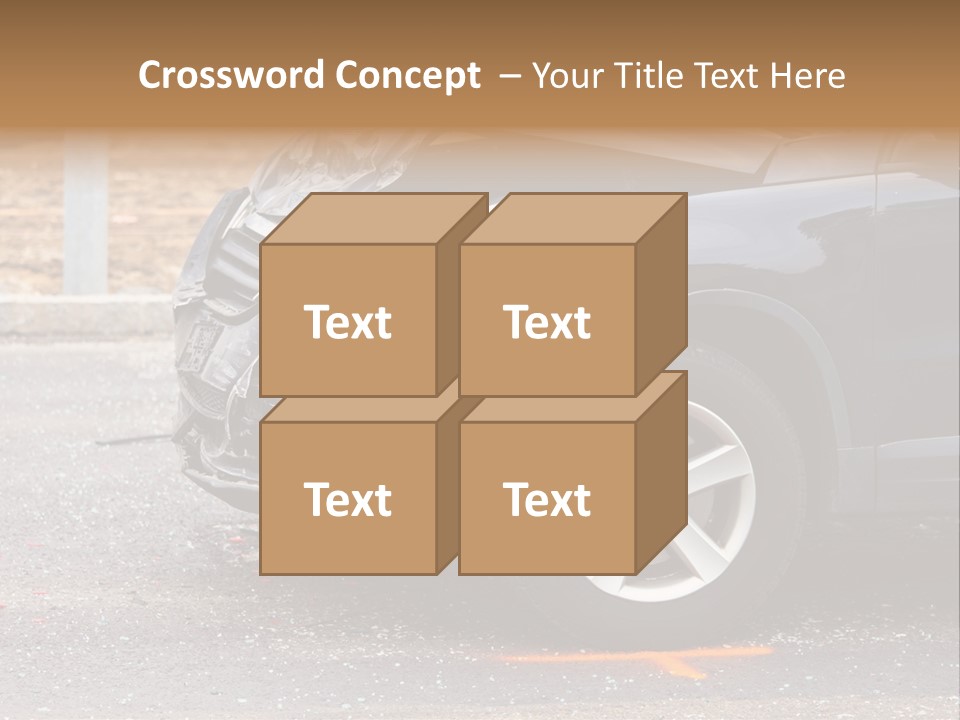 Car Insurance Crash Traffic Accidents PowerPoint Template
