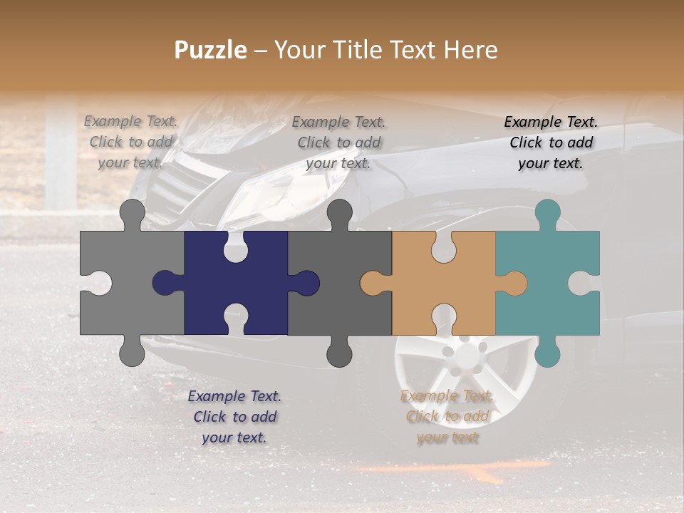 Car Insurance Crash Traffic Accidents PowerPoint Template