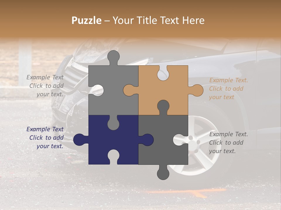 Car Insurance Crash Traffic Accidents PowerPoint Template