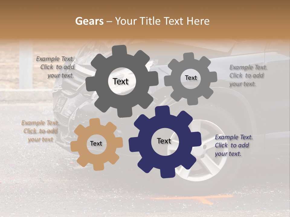 Car Insurance Crash Traffic Accidents PowerPoint Template