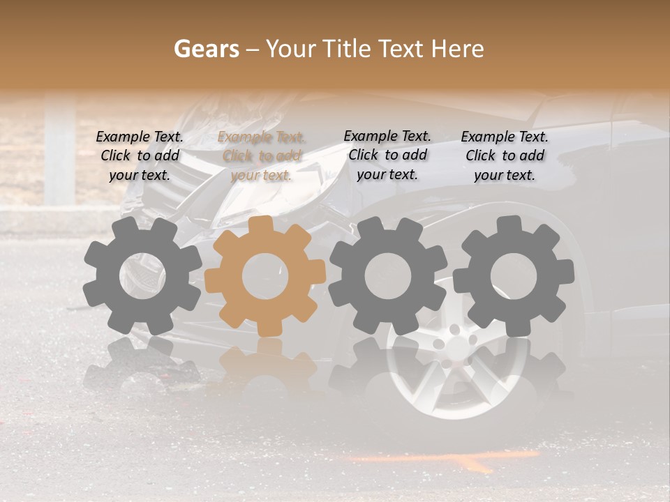 Car Insurance Crash Traffic Accidents PowerPoint Template