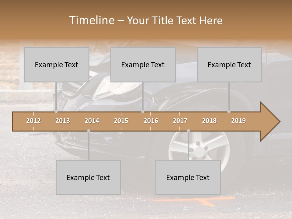 Car Insurance Crash Traffic Accidents PowerPoint Template