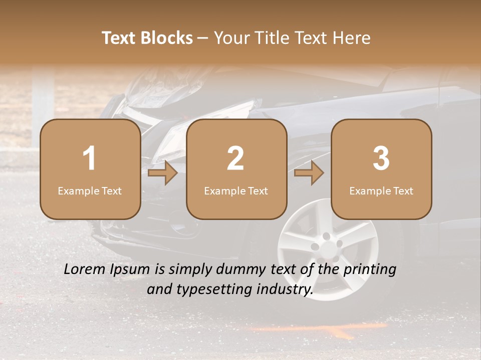 Car Insurance Crash Traffic Accidents PowerPoint Template