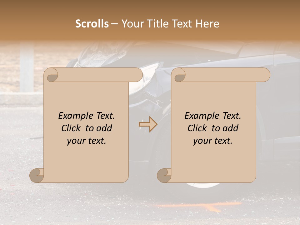 Car Insurance Crash Traffic Accidents PowerPoint Template