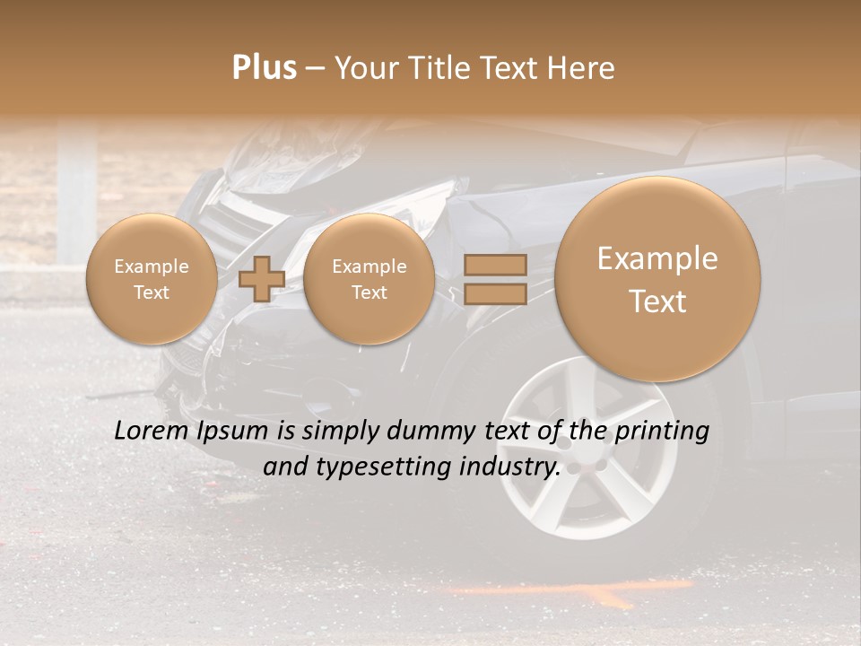 Car Insurance Crash Traffic Accidents PowerPoint Template