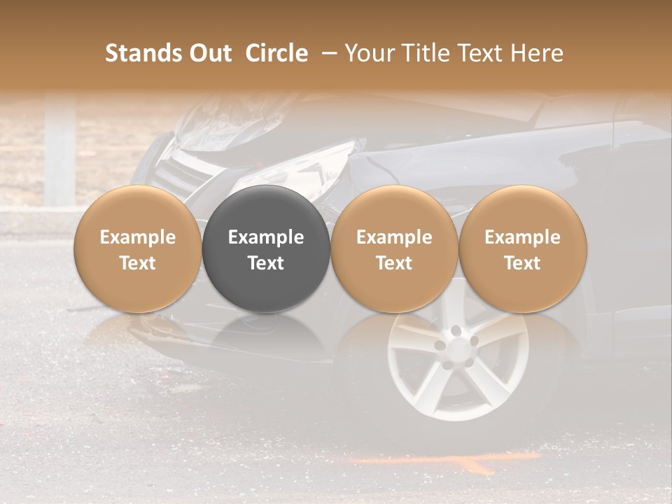 Car Insurance Crash Traffic Accidents PowerPoint Template