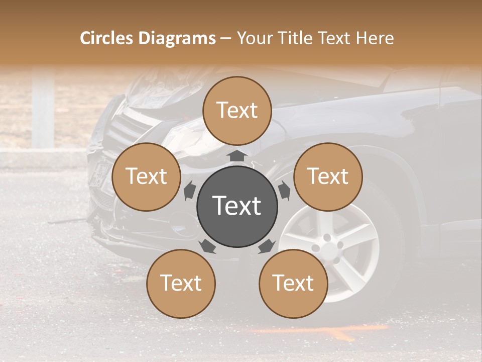 Car Insurance Crash Traffic Accidents PowerPoint Template