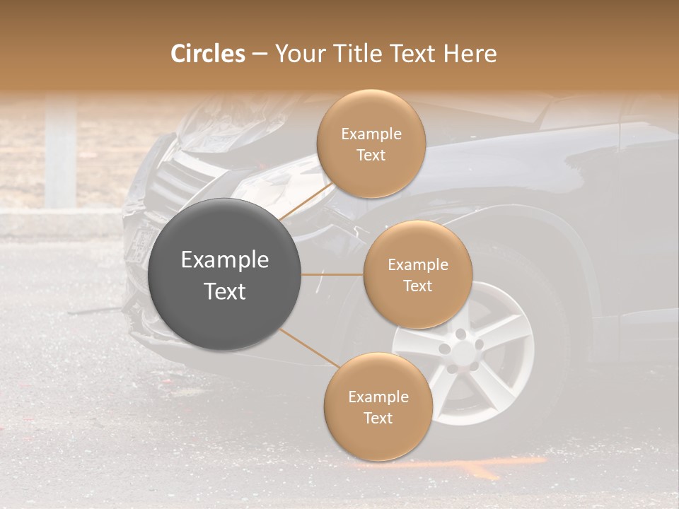 Car Insurance Crash Traffic Accidents PowerPoint Template