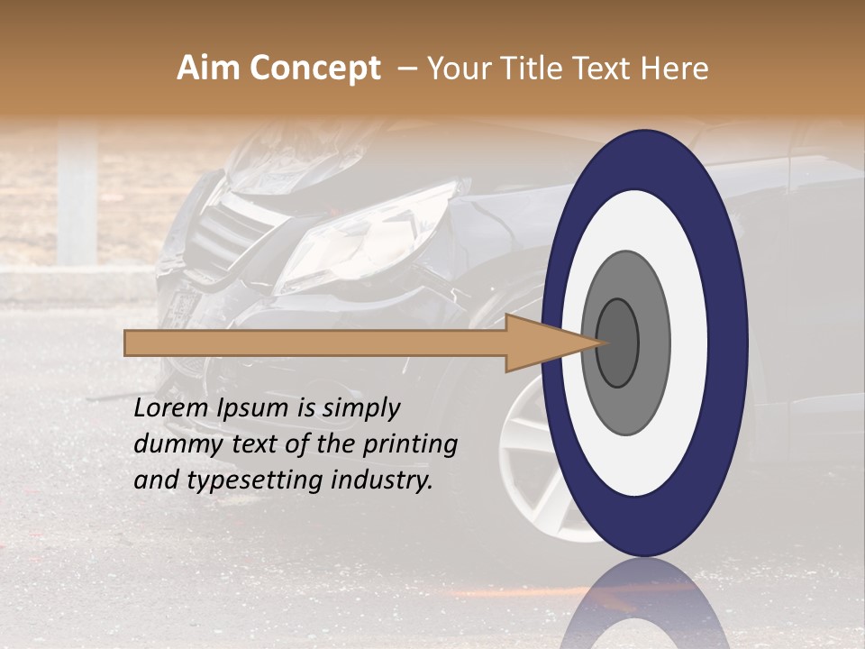 Car Insurance Crash Traffic Accidents PowerPoint Template