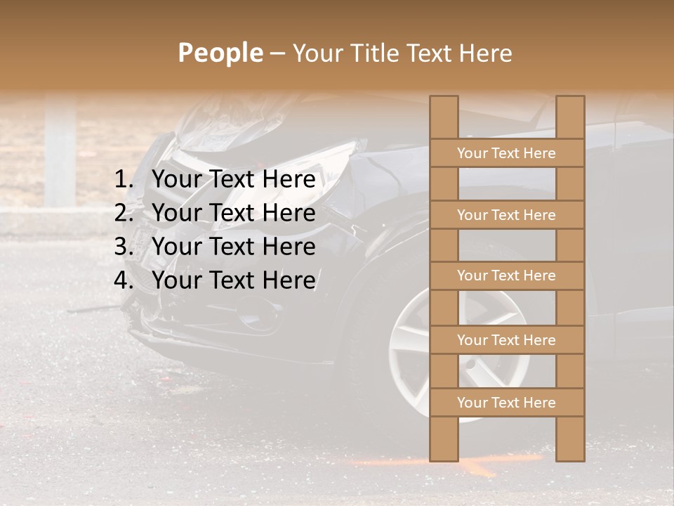 Car Insurance Crash Traffic Accidents PowerPoint Template