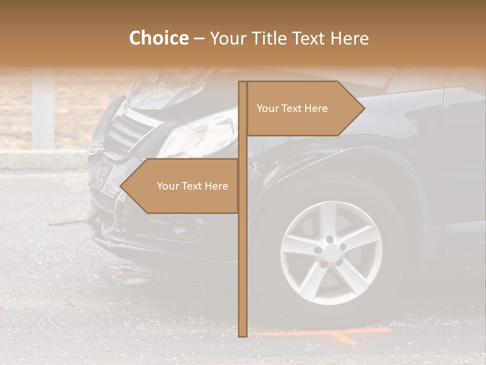 Car Insurance Crash Traffic Accidents PowerPoint Template
