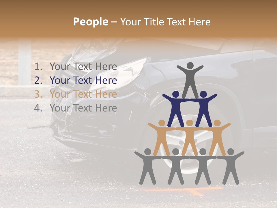 Car Insurance Crash Traffic Accidents PowerPoint Template