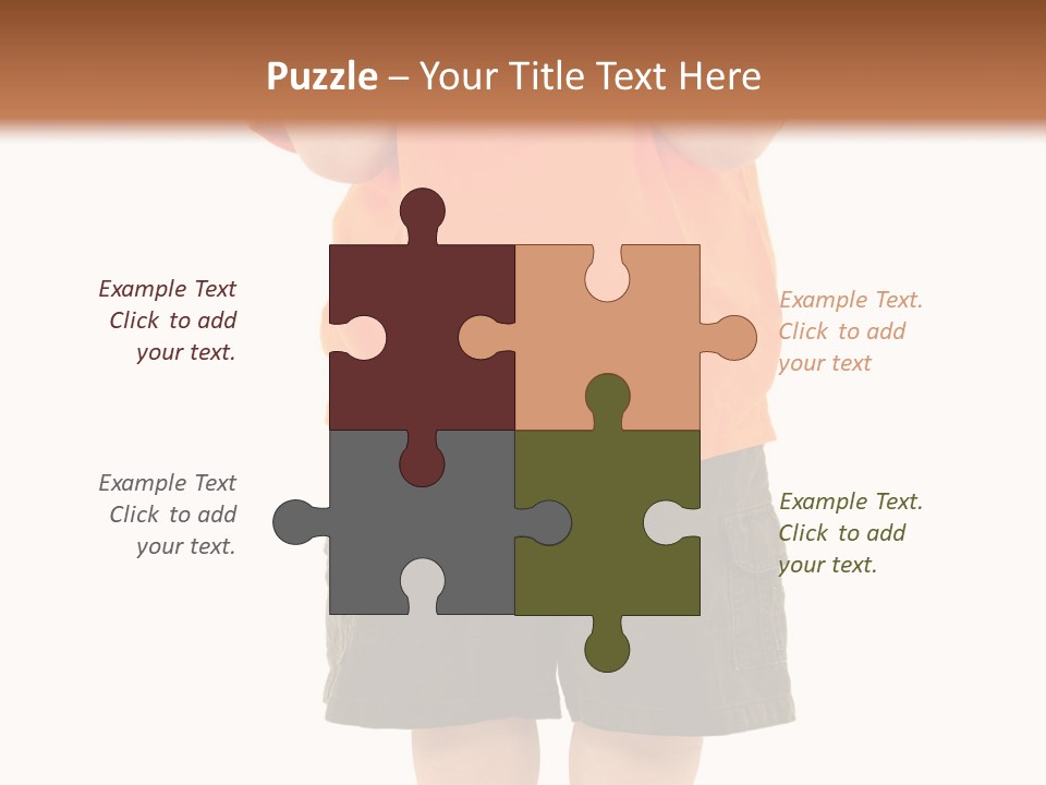 Kid Growth Standing PowerPoint Template