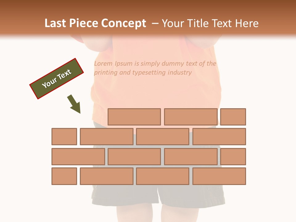 Kid Growth Standing PowerPoint Template