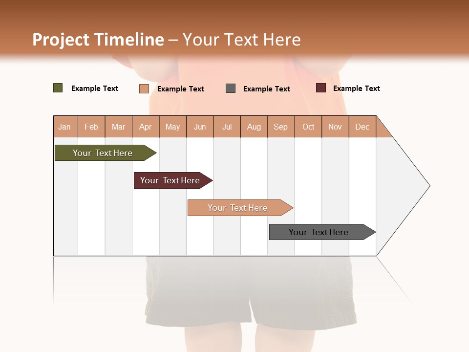 Kid Growth Standing PowerPoint Template