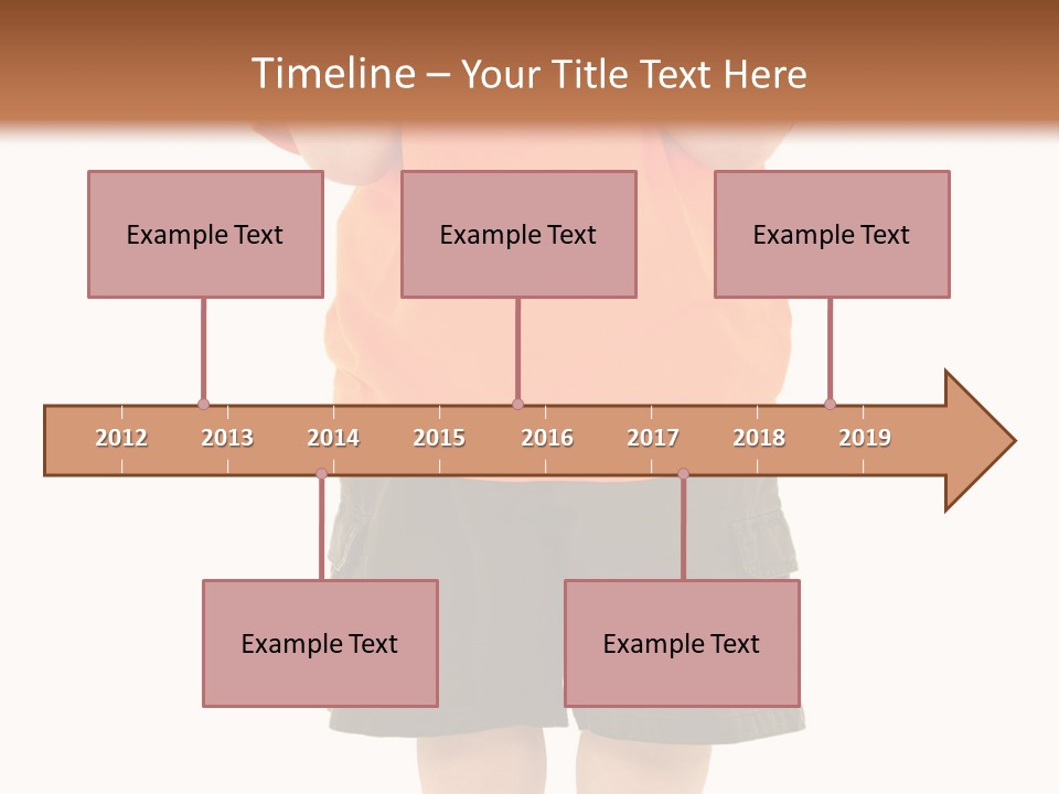 Kid Growth Standing PowerPoint Template