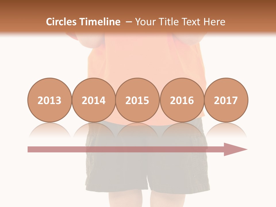 Kid Growth Standing PowerPoint Template