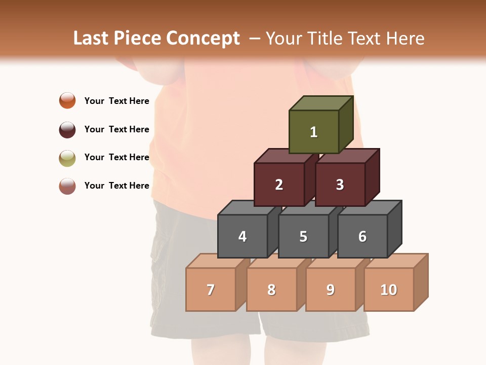 Kid Growth Standing PowerPoint Template