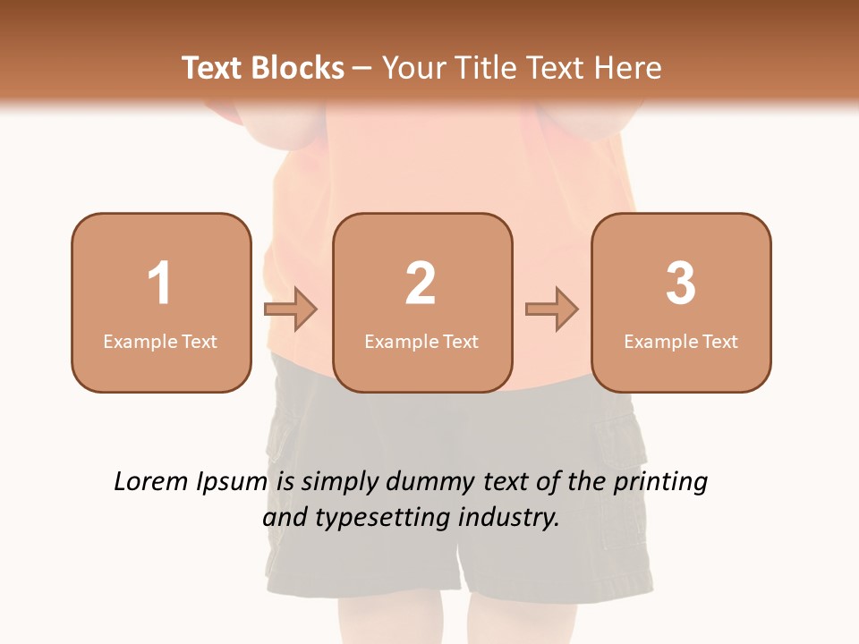 Kid Growth Standing PowerPoint Template