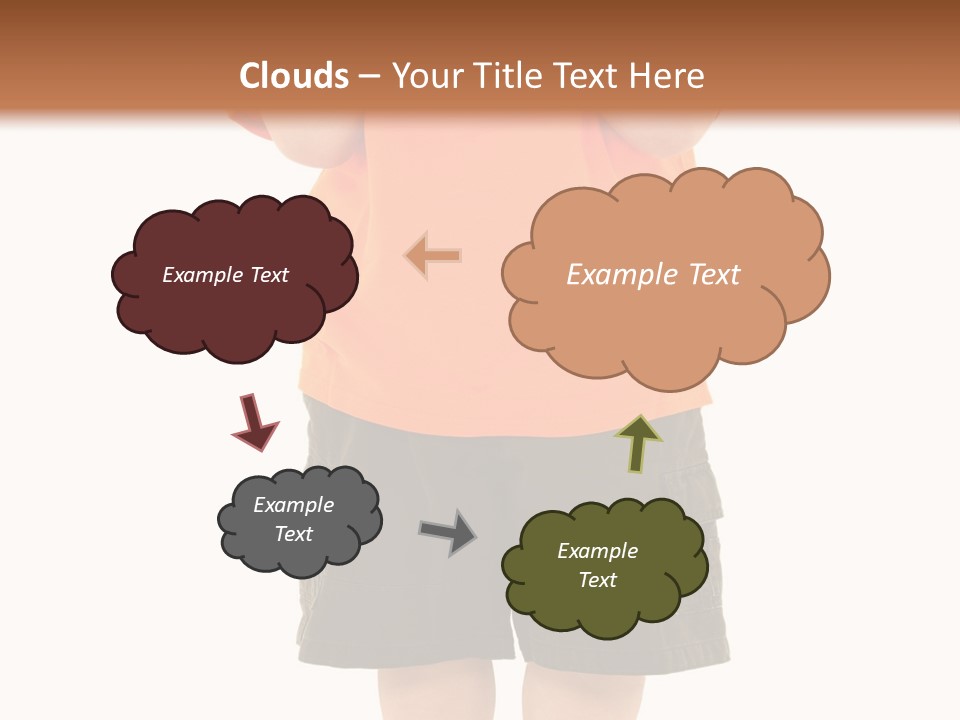 Kid Growth Standing PowerPoint Template