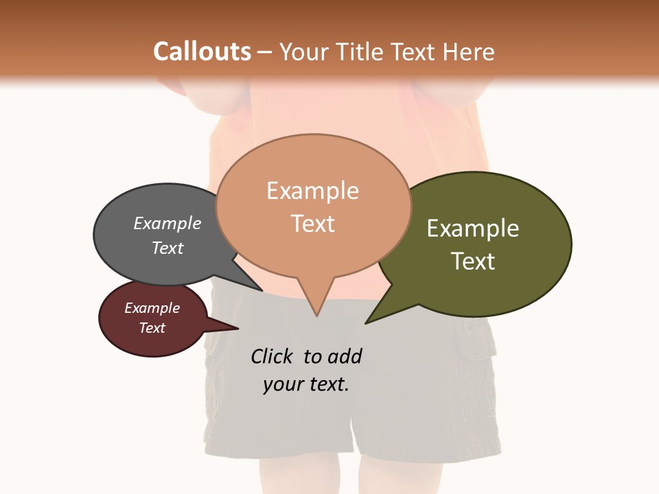 Kid Growth Standing PowerPoint Template